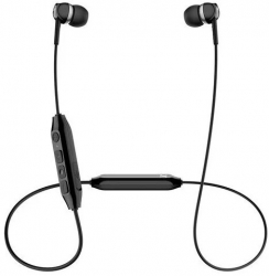 Гарнитура вкладыши Sennheiser CX 350BT черный беспроводные bluetooth в ушной раковине (508382)