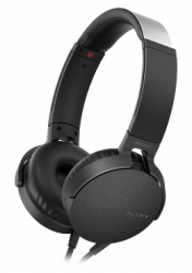 Гарнитура накладные Sony MDR-XB550AP черный (MDRXB550APB.E)