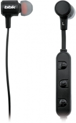 Гарнитура вкладыши BBK BT03 черный (BT03 (B))