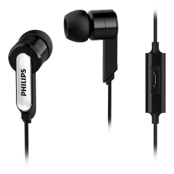Гарнитура вкладыши Philips SHE1405BK 1.2м черный проводные в ушной раковине (SHE1405BK/10)