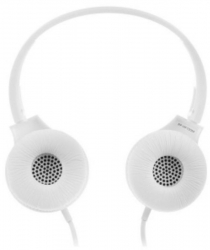 Гарнитура накладные Panasonic RP-HF100MGC 1.2м белый проводные оголовье (RP-HF100MGCW)