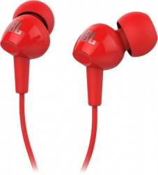 Гарнитура вкладыши JBL C100SIU красный (JBLC100SIURED)