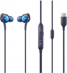 Гарнитура вкладыши Samsung EO-IC500 1.2м черный/синий проводные в ушной раковине (EO-IC500BBEGRU)