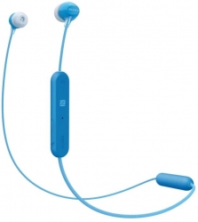 Гарнитура вкладыши Sony WI-C300 синий bluetooth (WIC300L.E)