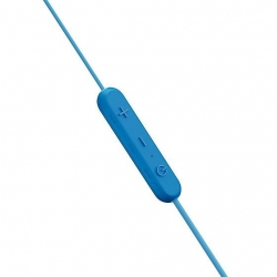 Гарнитура вкладыши Sony WI-C300 синий bluetooth (WIC300L.E)