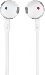 Гарнитура вкладыши JBL T205 1.2м серебристый матовый проводные в ушной раковине (JBLT205CRM)