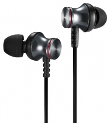 Гарнитура вкладыши Digma BT-02 Magnetic серый (E708BT)
