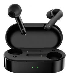 Гарнитура вкладыши QCY T3 черный bluetooth