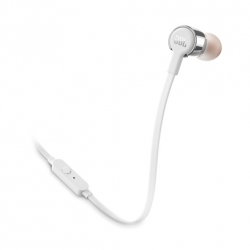 Гарнитура вкладыши JBL T210 серый/белый (JBLT210GRY)