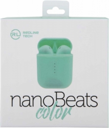 Гарнитура вкладыши Redline nanoBeats Color BHS-14 мятный беспроводные bluetooth в ушной раковине (УТ000018080)