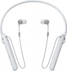 Гарнитура вкладыши Sony WI-C400 белый bluetooth (WIC400W.E)
