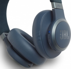 Гарнитура накладные JBL Live 650BTNC 1.2м синий беспроводные bluetooth в ушной раковине (JBLLIVE650BTNCBLU)