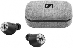 Гарнитура вкладыши Sennheiser Momentum True Wireless M3IETW черный/серебристый bluetooth (508524)