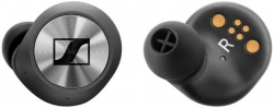 Гарнитура вкладыши Sennheiser Momentum True Wireless M3IETW черный/серебристый bluetooth (508524)