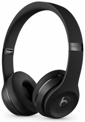 Гарнитура накладные Beats Solo3 черный беспроводные bluetooth оголовье (MX432EE/A)