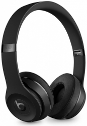 Гарнитура накладные Beats Solo3 черный беспроводные bluetooth оголовье (MX432EE/A)
