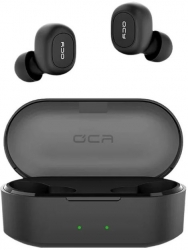 Гарнитура вкладыши QCY T2S черный bluetooth