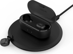 Гарнитура вкладыши QCY T2S черный bluetooth
