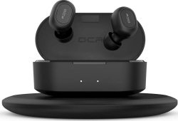 Гарнитура вкладыши QCY T2S черный bluetooth