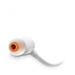 Гарнитура вкладыши JBL T110 WHT белый (JBLT110WHT)