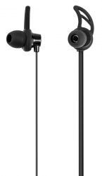 Гарнитура вкладыши Oklick BT-S-100 черный беспроводные bluetooth шейный обод (BE211)