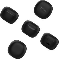 Гарнитура вкладыши HTC True Wireless Earbuds черный беспроводные bluetooth в ушной раковине