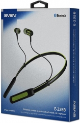 Гарнитура вкладыши Sven E-235B зеленый bluetooth (SV-017903)