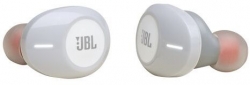 Гарнитура вкладыши JBL T120TWS белый беспроводные bluetooth в ушной раковине (JBLT120TWSWHT)