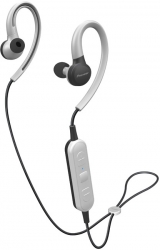 Гарнитура вкладыши Pioneer SE-E6BT-B 0.3м черный/серый беспроводные bluetooth крепление за ухом