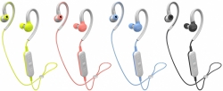 Гарнитура вкладыши Pioneer SE-E6BT-B 0.3м черный/серый беспроводные bluetooth крепление за ухом