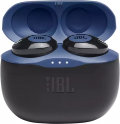 Гарнитура вкладыши JBL T125 TWS синий (JBLT125TWSBLU)