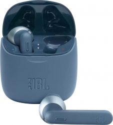 Гарнитура вкладыши JBL T225 TWS синий bluetooth (JBLT225TWSBLU)