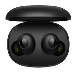 Гарнитура вкладыши Realme Buds Q RMA215 черный беспроводные bluetooth в ушной раковине (4812229)