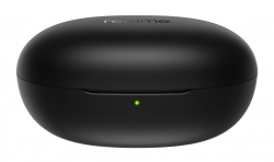 Гарнитура вкладыши Realme Buds Q RMA215 черный беспроводные bluetooth в ушной раковине (4812229)