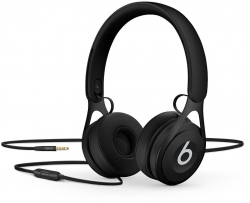 Гарнитура мониторные Beats EP 1.6м черный проводные оголовье (ML992EE/A)