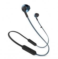 Гарнитура вкладыши JBL T205BT Lifestyle синий беспроводные bluetooth шейный обод (JBLT205BTBLU)