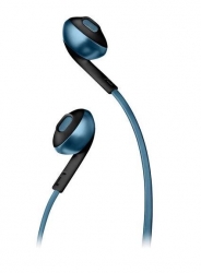 Гарнитура вкладыши JBL T205BT Lifestyle синий беспроводные bluetooth шейный обод (JBLT205BTBLU)