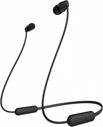 Гарнитура вкладыши Sony WI-C200 черный bluetooth (WIC200B.E)