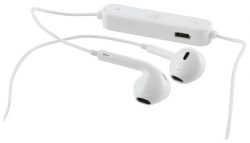 Гарнитура вкладыши Redline BHS-01 белый беспроводные bluetooth в ушной раковине (УТ000013645)