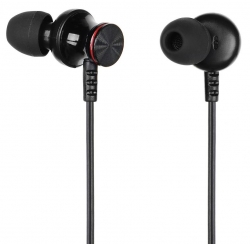 Гарнитура вкладыши Digma BT-02 Magnetic черный (E708BT)