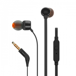 Гарнитура вкладыши JBL T110 BLK черный (JBLT110BLK)