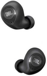 Гарнитура вкладыши JBL T100 TWS черный беспроводные bluetooth в ушной раковине (JBLT100TWSBLK)