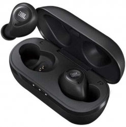 Гарнитура вкладыши JBL T100 TWS черный беспроводные bluetooth в ушной раковине (JBLT100TWSBLK)
