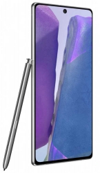 Смартфон Samsung SM-N980F Galaxy Note 20 256Gb 8Gb серый моноблок 3G 4G 2Sim 6.7 1080x2400 Android 10.0 64Mpix 802.11 a/b/g/n/ac/ax NFC GPS GSM900/