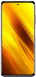 Смартфон Xiaomi Poco X3 128Gb 6Gb серый моноблок 3G 4G 2Sim 6.67 1080x2400 Android 10 64Mpix 802.11 a/b/g/n/ac NFC GPS GSM900/1800 GSM1900 MP3 A-GP