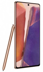 Смартфон Samsung SM-N980F Galaxy Note 20 256Gb 8Gb бронзовый моноблок 3G 4G 2Sim 6.7 1080x2400 Android 10.0 64Mpix 802.11 a/b/g/n/ac/ax NFC GPS GSM