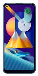 Смартфон Samsung SM-M115F Galaxy M11 32Gb 3Gb бирюзовый моноблок 3G 4G 2Sim 6.4 720x1560 Android 10 13Mpix 802.11 b/g/n NFC GPS GSM900/1800 GSM1900