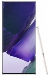 Смартфон Samsung SM-N985F Galaxy Note 20 Ultra 256Gb 8Gb белый моноблок 3G 4G 2Sim 6.9 1440x3088 Android 10.0 108Mpix 802.11 a/b/g/n/ac/ax NFC GPS 