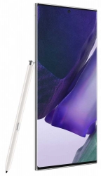 Смартфон Samsung SM-N985F Galaxy Note 20 Ultra 256Gb 8Gb белый моноблок 3G 4G 2Sim 6.9 1440x3088 Android 10.0 108Mpix 802.11 a/b/g/n/ac/ax NFC GPS 
