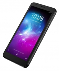 Смартфон ZTE Blade L8 32Gb 1Gb черный моноблок 3G 2Sim 5 480x960 Android 9 8Mpix 802.11 b/g/n GPS GSM900/1800 GSM1900 MP3 FM microSD max128Gb
